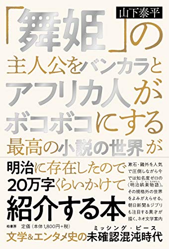 忘れ去られしカオスな物語群にどっぷり浸かる『「舞姫」の主人公をバンカラとアフリカ人がボコボコにする最高の小説の世界が明治に存在したので20万字くらいかけて紹介する本』 書影